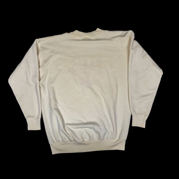 Vintage Paris University Sweatshirt Cream TSI USA XL - Picture 5 of 5